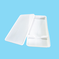 Contenedor de Almacenamiento de Soluciones Médicas, Grande, Blanco, Extruido, con Bandeja de PP y Tapa, para Áreas Mineras