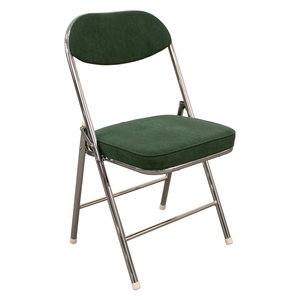 La mejor silla plegable de tela metálica ligera, colorida, para interiores y exteriores, para eventos, para cenar, café, boda, iglesia, Popular para - Product Image 1