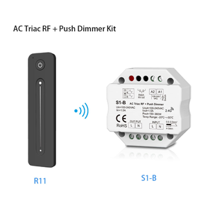 S1-B + R11 không dây điều khiển từ xa AC TRIAC RF chuyển đổi 100-240V 2.4G cảm ứng Dimmer Led điều khiển giải pháp chiếu sáng - Product Image 2