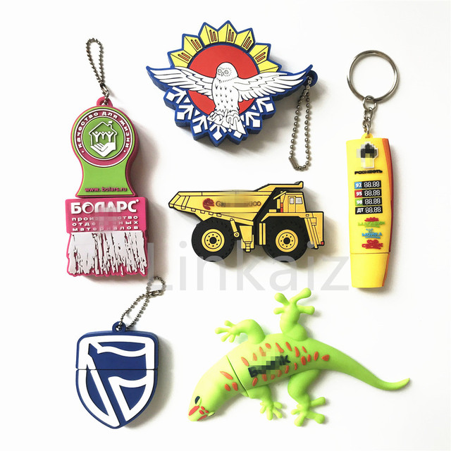 Full Capactity Promotional Soft PVC 3d Custom Usb Flash Drive