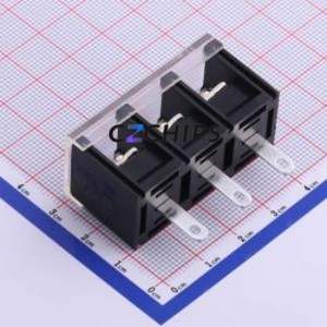 KF78H-13.0-3P Barrier Terminal Block Through hole Component (THT),P=13mm Connector With Cover Plate 13mm 1x3P Straight Pin - Product Image 2