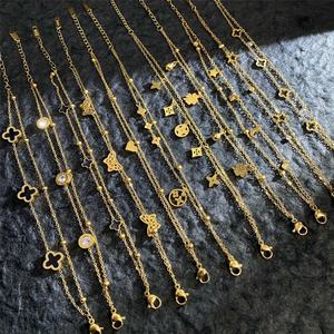 Custom Trendy Luxury Non Tarnish <b>14k</b> 18k <b>Gold</b> Plated 316l Stainless Steel Designer <b>Bracelet</b> for Women - Product Image 1