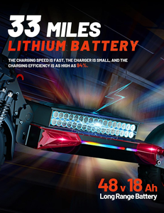 Scooter Eléctrico J11 Max Impermeable para Adultos, 48V, Plegable, 18AH, Suspensión Completa, Alcance de 45-50KM, Scooter Urbano para Compras, Disponible en Almacén de la UE - Product Image 3