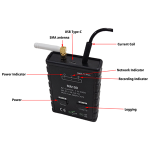 Misuratore di Potenza MA100 4G che Misura Solo la Corrente Fondamentale Reale, Ignora il Rumore ad Alta Frequenza - Product Image 5