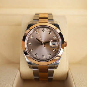 2025 Classic <b>Men's</b> Mechanical <b>Watch</b> with Gold Diamond Calendar, Business Fashion - Product Image 1