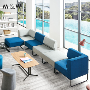 م & W عالية الجودة الحديثة أثاث غرفة الانتظار للاستقبال التجاري صالة أريكة مكتب - Product Image 3