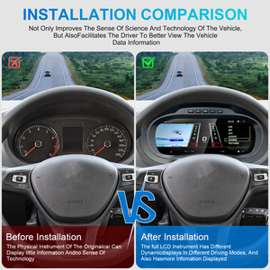 Navihua para VW Polo 2012-2018, Velocímetro Automático, Tablero de Instrumentos Linux Inalámbrico, Carplay HDMI, Cabina Virtual, Pantalla LCD, Monitor para Auto - Product Image 5