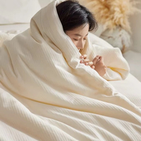 Ensemble de couette en coton 100% imprimé, en fibres de soja, écologique, pour toutes les saisons, couette, literie, couvre-lit