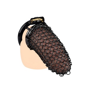 Dispositivo de Castidad de Malla FRRK, Jaula para Pene de Acero Inoxidable 304, Jaulas de Castidad para Pene Bloqueadas para Juguetes Sexuales BDSM para Adultos - Product Image 5