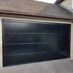 XIYATECH дом Вилла наружная стальная панель секционная изолирующая верхняя часть моторизованная двойная Автоматическая охранная дверь гаража
