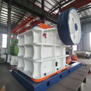 Первичная щековая дробилка, 8-40 т/ч, 400*600, дробилка из литой стали для добычи и дробления гранитных твердых пород - Product Image 1