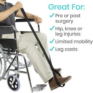 Cinturón de Asistencia para Levantar Piernas Dongmei de 115 cm, de Nailon con Doble Anillo, Equipo de Rehabilitación para Terapia Física de Personas Mayores - Product Image 2