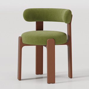 <span class=keywords><strong>Chaise</strong></span> de salle à manger vintage en cuir grain de bois de frêne, style rétro, couleur noyer, luxe léger, haut de gamme - Product Image 2