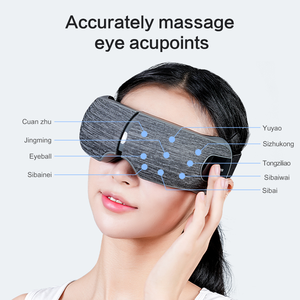 可充电智能蓝牙音乐3D眼部按摩器，带加热眼部护理振动按摩器放松眼部肌肉 - Product Image 3