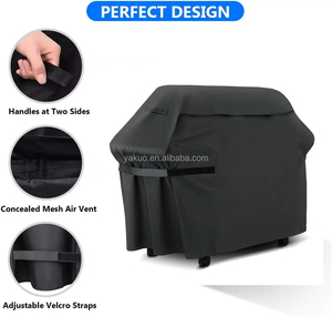 Funda para Barbacoa Resistente a la Intemperie, Funda para Barbacoa <span class=keywords><strong>de</strong></span> Tela Oxford, Funda para Barbacoa <span class=keywords><strong>de</strong></span> <span class=keywords><strong>Gas</strong></span>, Funda Protectora para Barbacoa para <span class=keywords><strong>Weber</strong></span>, Enders - Product Image 5