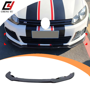 Kit de 3 Piezas de Divisor de Parachoques Delantero Negro Brillante para VW <span class=keywords><strong>Golf</strong></span> <span class=keywords><strong>MK6</strong></span> <span class=keywords><strong>R</strong></span> R20 2009-2013, Kit de Carrocería Aerodinámico, Embellecedor Exterior, Conjunto Deportivo de Mejora - Product Image 1