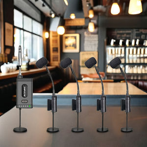 AT-5 Pantalla LED portátil Condensador Grabación Micrófono <span class=keywords><strong>Estudio</strong></span> Guitarra acústica Saxofón Erhu Violín Violonchelo Bajo Rendimiento XLR - Product Image 4