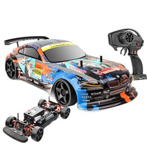 Coche de derrape rápido a prueba de golpes para niños, GTR vehículo deportivo con Control remoto, doble tracción eléctrica, 70 km/h, 1:10