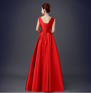 Robe <span class=keywords><strong>de</strong></span> soirée longue en satin pour femme, robe <span class=keywords><strong>de</strong></span> scène, robe <span class=keywords><strong>de</strong></span> mère <span class=keywords><strong>de</strong></span> <span class=keywords><strong>la</strong></span> mariée, robe <span class=keywords><strong>de</strong></span> soirée longue violette, vente chaude - Product Image 4