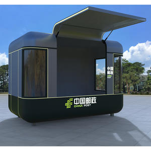 Boutique de thé au lait de pomme créative contemporaine à la mode du fabricant Kiosque de café de rue commercial extérieur Magasin pop-up Villa Gym - Product Image 1