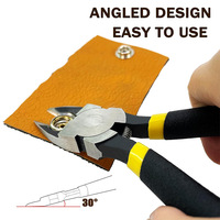 Pince à perforer robuste en forme d'avion de 10 mm/6 mm de haute qualité avec crochet en T, outils de réparation automobile portables