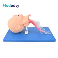 Medeasy - Modelo Avanzado de Entrenamiento de Intubación Traqueal Pediátrica, Simulador de Intubación de Vías Respiratorias, Maniquí para Práctica Médica