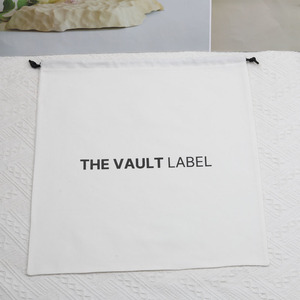 Reusable Shopping Bags Cotton <b>Canvas</b> Tote Bags With Designer Custom Logo <b>Printed</b> Small Cloth Cotton Linen Drawstring Bags - Product Image 3
