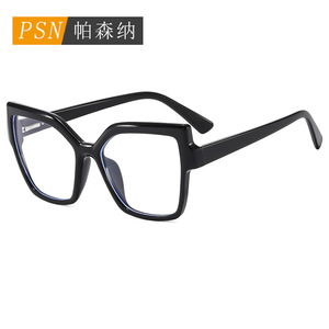 แว่นตาออพติคอล Psn Cat Eye ทรงเต็มกรอบ ป้องกันแสงสีฟ้า สำหรับผู้หญิง สไตล์ลำลอง รุ่นปี 2024 - Product Image 1