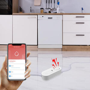 TY-WI-8 สัญญาณเตือนภัยภายในบ้าน สัญญาณเตือนน้ำรั่วไหล 90DB Tuya WIFI เซ็นเซอร์ตรวจจับน้ำรั่ว ระบบเตือนภัยน้ำท่วม ระบบรักษาความปลอดภัย - Product Image 2