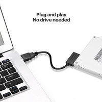 Câble adaptateur convertisseur USB3.0 vers Mini Sata II 7+6 13 broches pour lecteur de CD/DVD ROM Slimline d'ordinateur portable