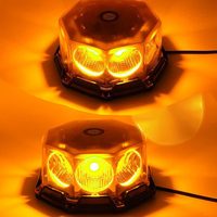 LED COB Strobe Beacon Light Dach Gefahren Ampel Magnet halterung 20W Blitz rotierende Not warnleuchte Sicherheits lampe