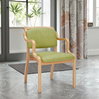 Chaises de salle à manger modernes pour les établissements de soins aux personnes âgées pour les restaurants, les maisons de soins infirmiers et les appartements