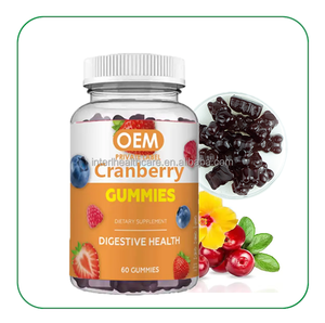 Ausreson, extracto de arándano orgánico al por menor, veganas gomitas de vitamina C, suplemento de Etiqueta Privada, gomitas de arándano secas - Product Image 1