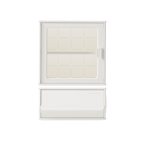 Meuble de rangement en plastique moderne pour écoles et enfants avec lumière à capteur télécommandée pour poupées, jouets et utilisation en salon