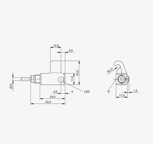 เซ็นเซอร์สนามแม่เหล็ก21K-PS-C-2-PU-03 B-ALLUFF BMF0027 BMF ใหม่ของแท้ - Product Image 2