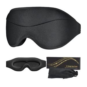 Premium Super Soft Elastic Adjustable Fit Ergonomic 3D Sleep Total Blackout Anti-Wrinkle Comfort Eye Mask - Product Image 1