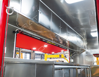 Remorque de cuisine mobile DOT CE CoC, camion de restauration, chariot de restauration avec équipement de cuisine complet, chariot de restauration pour gaufres, hot-dogs, pizzas, hamburgers