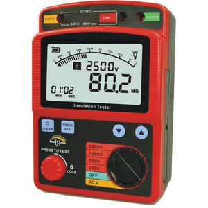 Mégohmmètre haute tension GM3123 avec rétroéclairage LCD, outils de réparation électronique, testeur d'isolation haute tension - Product Image 1