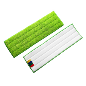 Mopa húmeda trenzada de microfibra comercial personalizada, limpieza, lavable, reutilizable, cabeza de mopa de microfibra, paño de limpieza de suelo plano para suelo - Product Image 6