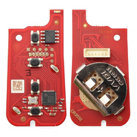 Llave Inteligente Universal XHORSE XKTO12EN Serie XK, Llave de Coche con 4 Botones, Control Remoto para Suministros de Cerrajería VVDI