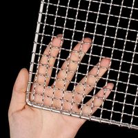 Accessoires de barbecue : Grille de cuisson en fil d'acier inoxydable, résistante à la chaleur et à la corrosion pour barbecue et four