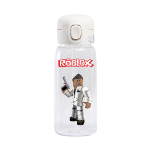 แก้วน้ำพลาสติกใสลายการ์ตูน <span class=keywords><strong>Roblox</strong></span> ขนาด 400/600 มล. พร้อมหลอดดูด ขวดน้ำลายหุ่นยนต์ DynaBlocks ของขวัญวันหยุดสำหรับเด็กผู้ชาย - Product Image 6