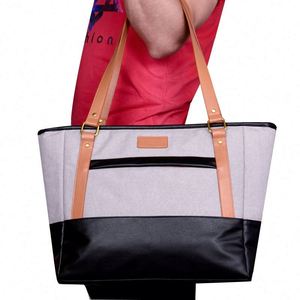 BSCI factory Custom Printed Travel <b>Women</b> <b>Laptop</b> Tote <b>Bag</b> Crossbody Ladies Business Handbag Purse - Product Image 6