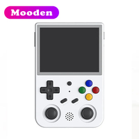 Konsol Game genggam RG353V, konsol Game genggam Android Retro Wifi BT Output RG353V layar 3.5 inci HD untuk PS1/PSP