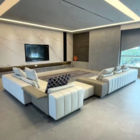Ensemble de canapés modernes en forme de L pour salon, chambre, sous-sol – Canapé en tissu confortable de grande taille pour utilisation en coin
