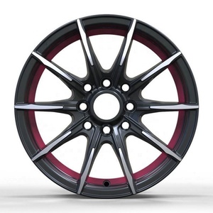 ล้อแม็กซ์ Flrocky <span class=keywords><strong>Echo</strong></span> Gloss Black <span class=keywords><strong>4</strong></span> รู <span class=keywords><strong>5</strong></span> รูยึด ขอบ 15 16 17 18 นิ้ว สำหรับรถยนต์ 4x100  <span class=keywords><strong>4</strong></span>*100 <span class=keywords><strong>5</strong></span> x 114.3  แบบเว้า  ขอบล้อ 5x114.3 - Product Image 3