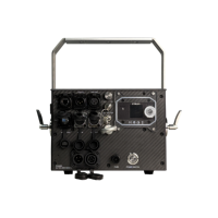 Système de spectacle laser Optlaser 25W RGB ILDA avec fenêtre d'alignement d'animation, indice IPX4, pilote numérique en fibre de carbone, blanc chaud pour le vol