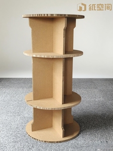 Bán chạy nhất hiện đại sáng tạo bảng sóng có thể gập lại Trọng lượng nhẹ tùy chỉnh Lưu trữ giá thân thiện với môi hiển thị trang trí đứng - Product Image 6