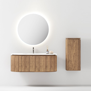 Comptoir blanc de style américain et lavabo suspendu Art Basin Meubles de salle de bain Vanity Luxury Bathroom <span class=keywords><strong>Cabinet</strong></span> - Product Image 1