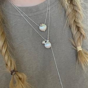 Collar con Colgante de Rodaja de Pera de Nieve de Plata de Ley S925, Diseño Único y Original, Cadena de Clavícula Pequeña y Fresca, Producto de Regalo Fresco - Product Image 2